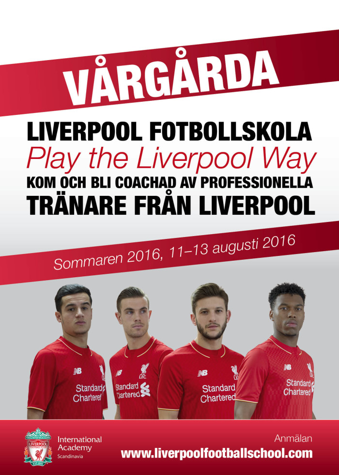 LIVERPOOL FOOTBALLSCHOOL Vargarda_50x70cm-plakat
